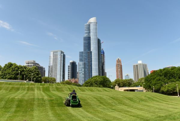 Cost of Business Lawn Maintenance in Benton
